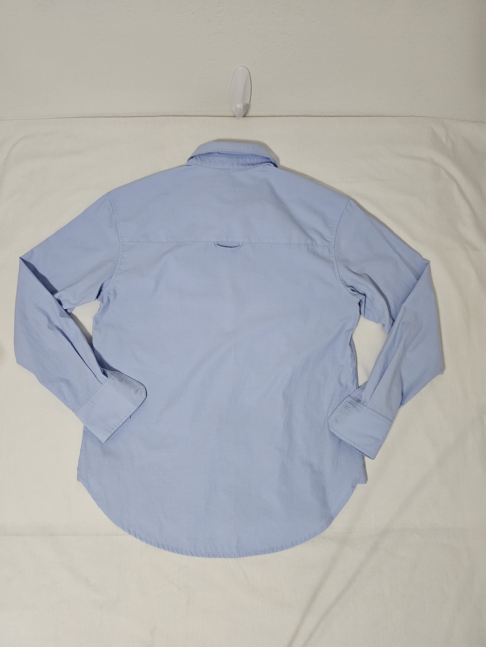 Brochu Walker Blue Button Front Shirt XS Cotton Blend Collared Long Sleeve Offic - Picture 5 of 8